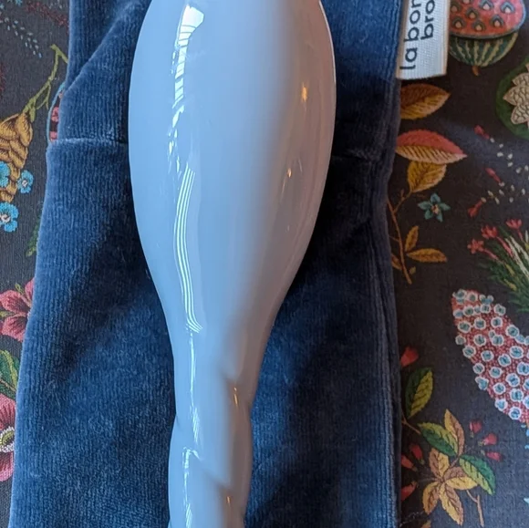 La Bonne Brosse No. 1 Small Hair Brush In Light Blue with Velvet Pouch, EUC - Picture 3 of 9